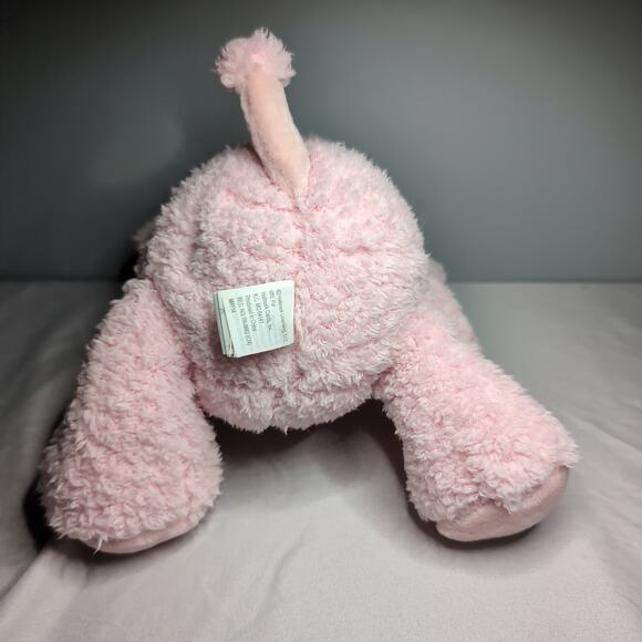 Hallmark Rosebud Elephant Plush Pink Sherpa Polka Dot Ears Very Soft Stuffed Toy - Picture 7 of 16